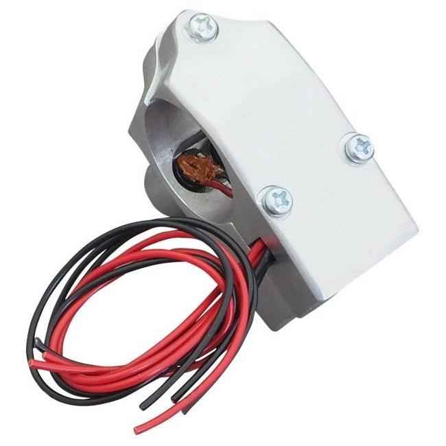MALCOM SUPPLY マルコムサプライ 配線外出しタイプ インチバー用 ミニスイッチボックスキット タイプ：2穴 / カラー：ナチュラル(mal-116) ハンドル周辺パーツの画像