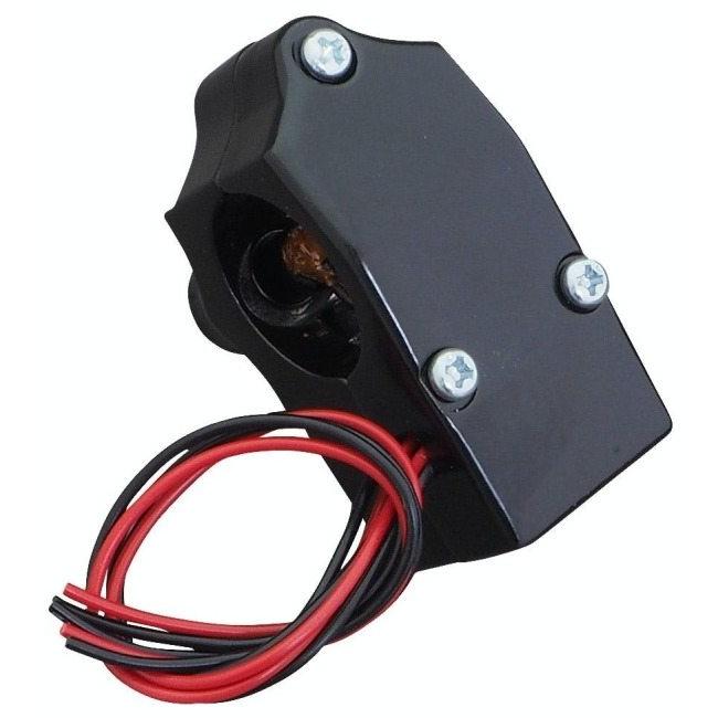 MALCOM SUPPLY マルコムサプライ 配線外出しタイプ インチバー用 ミニスイッチボックスキット カラー：ブラック(mal-119) / タイプ：1穴 ハンドル周辺パーツの画像