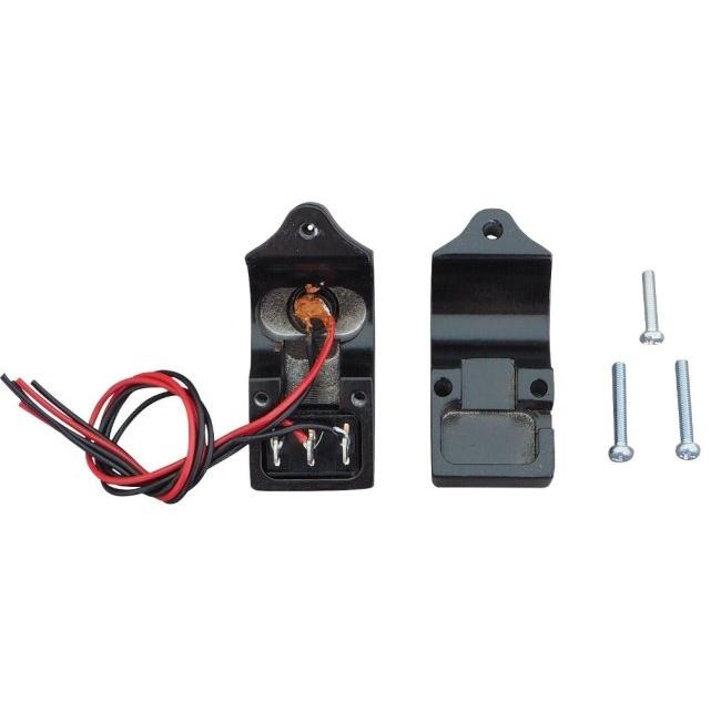 MALCOM SUPPLY マルコムサプライ 配線外出しタイプ インチバー用 ミニスイッチボックスキット カラー：ブラック(mal-119) / タイプ：1穴 ハンドル周辺パーツの画像
