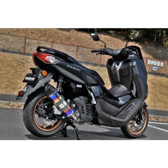 BEAMS ビームス CORSA-EVOII フルエキゾーストマフラー 政府認証 サイレンサータイプ：ヒートチタン N-MAX NMAX155 YAMAHA ヤマハ マフラーの画像