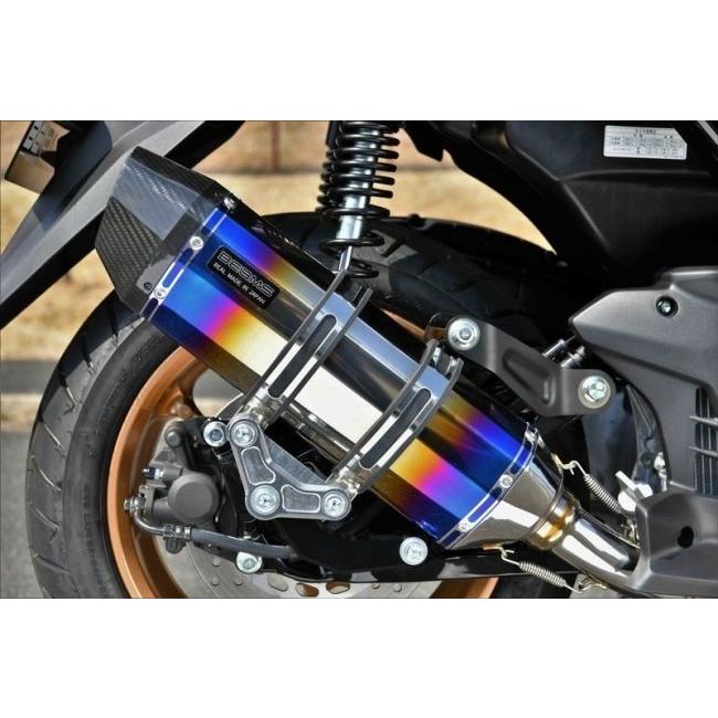 BEAMS ビームス CORSA-EVOII フルエキゾーストマフラー 政府認証 サイレンサータイプ：ヒートチタン N-MAX NMAX155 YAMAHA ヤマハ マフラーの画像