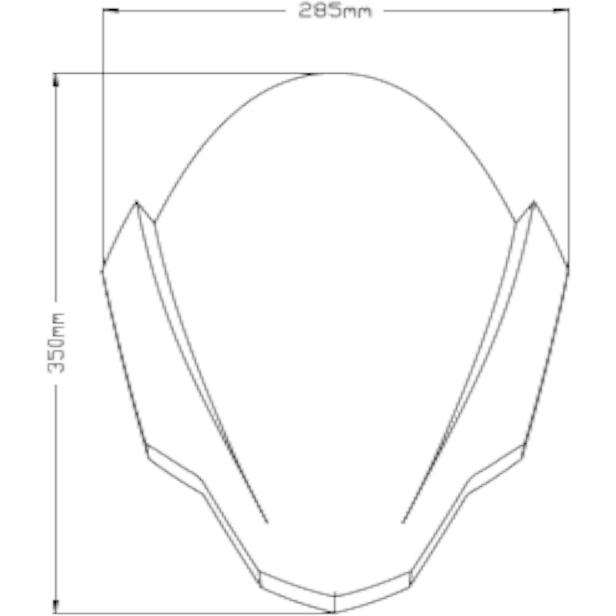 Puig プーチ レーシングスクリーン Z-Racing カラー：スモーク TUONO 660 TUONO V4 TUONO V4 FACTORY｜webike｜07