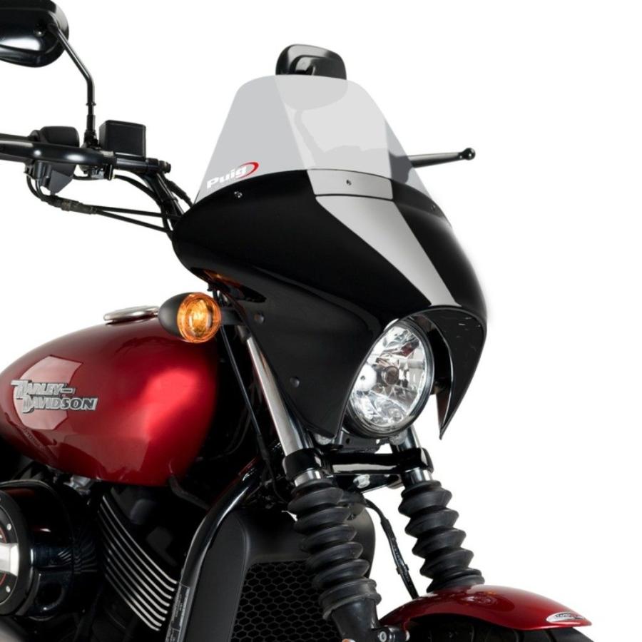 Puig プーチ ウインドシールド バットウイング SML(TOURING) スクリーンカラー：スモーク STREET XG750 STREET750 HARLEY-DAVIDSON ハーレーダビッドソン 外装 | Puig