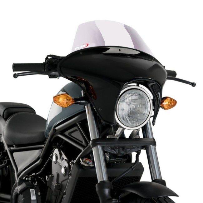 Puig プーチ ウインドシールド バットウイング SML(TOURING) スクリーンカラー：クリア CMX 500 REBEL 300 250 HONDA ホンダ ビキニカウル カウル関連 外装