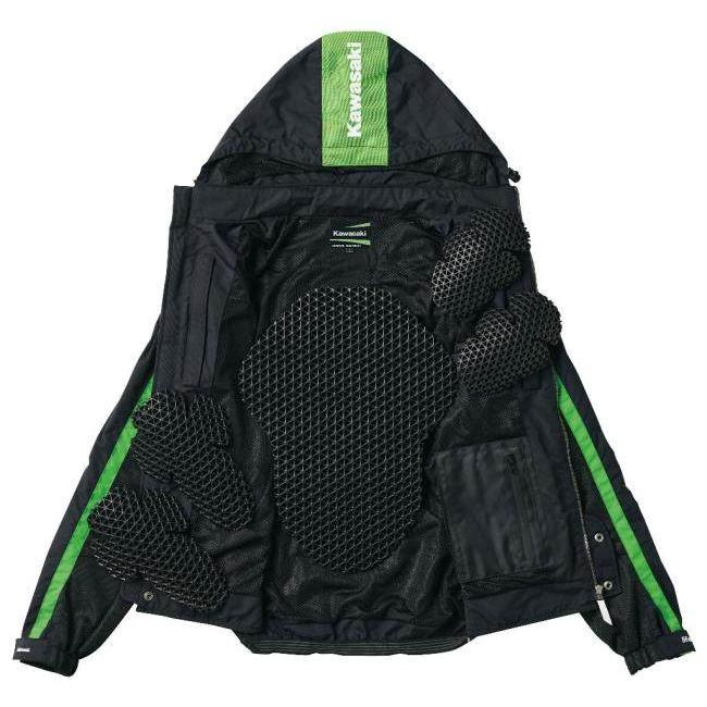 カワサキ（Kawasaki） カワサキ×56design ハーフメッシュパーカー