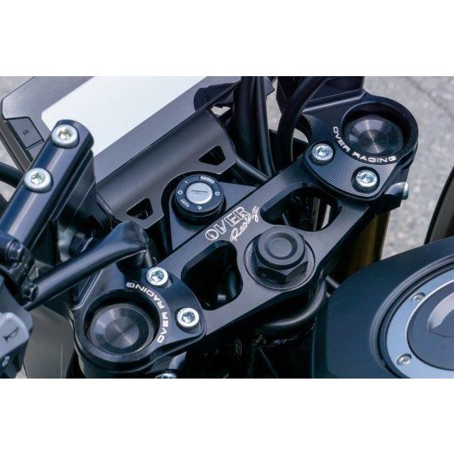 OVER オーヴァー スポーツライディングハンドルキット カラー：ブラックアルマイト仕上げ GROM HONDA ホンダ ハンドルキット ハンドルの画像