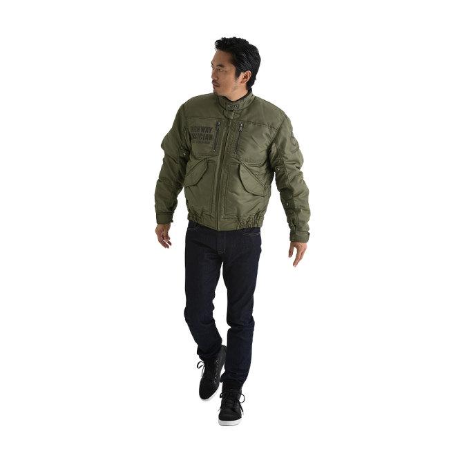 YELLOW CORN ウインター ジャケット YB2300 Sサイズ YeLLOW CORN（イエローコーン） YB-2300 ウインタージャケット カーキ