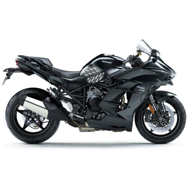STOMPGRIP ストンプグリップ トラクションパッド ストリートバイクキット【VOLCANO】 カラー：ブラック NINJA H2 SX SE KAWASAKI カワサキ タンクパッド 外装の画像