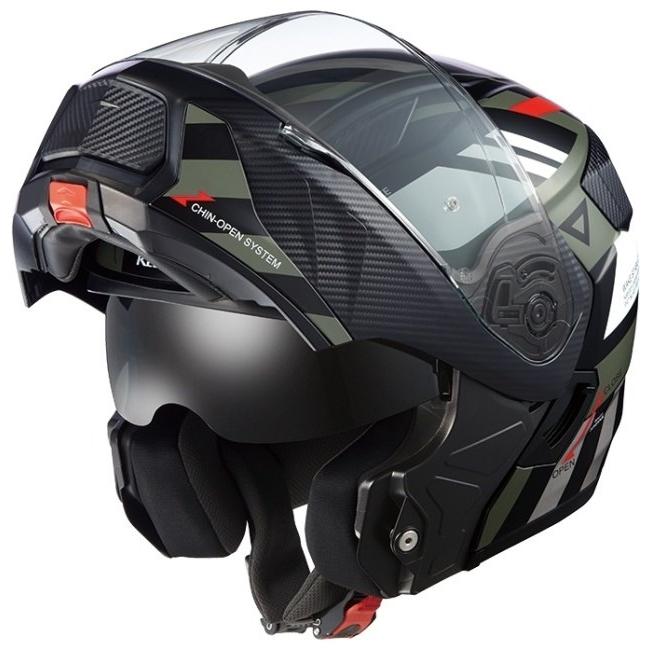 OGK KABUTO オージーケーカブト RYUKI ALERT［リュウキ アラート フラットカーキグレー］ヘルメット サイズ：XL(61-62cm)｜webike｜06