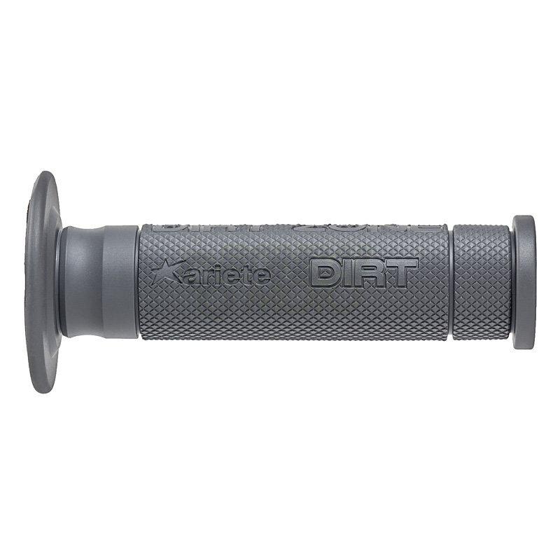ariete アリエテ DIRT ZONE ［ダートゾーン］ ノーワッフル オフロードグリップ カラー：ダークグレー(ミディアム) グリップ ハンドル | ブランド登録なし