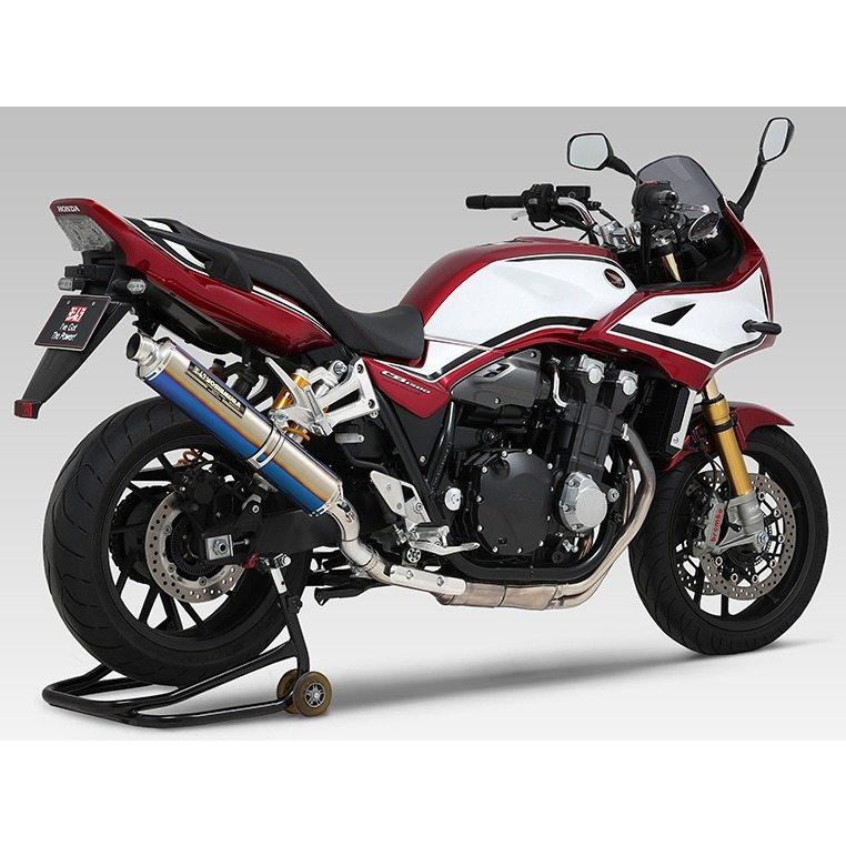 Slip-On サイクロン LEPTOS チタンブルーカバー 政府認証 YOSHIMURA ヨシムラ スリップオン サイクロン LEPTOS EXPORT