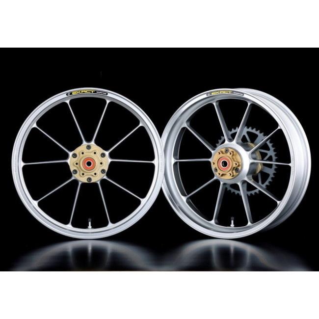 ADVANTAGE アドバンテージ EXACT[イグザクト] II RACING 10 フル鍛造アルミホイール 前後セット カラー：シルバー / 歯数：44 RGV250γ SUZUKI スズキ ホイールの画像