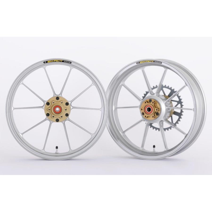 ADVANTAGE アドバンテージ EXACT[イグザクト] II RACING 10 フル鍛造アルミホイール 前後セット 歯数：46 / カラー：シルバー RGV250γ SUZUKI スズキ ホイール