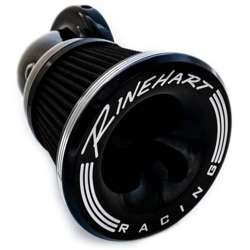 Rinehart ラインハート Moto Series 90° Velocity エアクリーナー カラー：ブラック  ツーリング ソフテイル HARLEY-DAVIDSON ハーレーダビッドソン 吸気関連