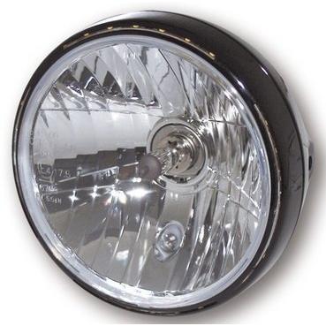Shin-Yo シンヨー 7 inch headlight Reno 2 black glossy ヘッドライト 灯火類 電装系