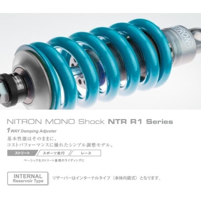 NITRON ナイトロン リアサスペンションモノショック NTR R1 シリーズ スプリングカラー：ターコイズブルー GSX-S1000 SUZUKI スズキ リアサスペンション 足回り | NITRON | 09
