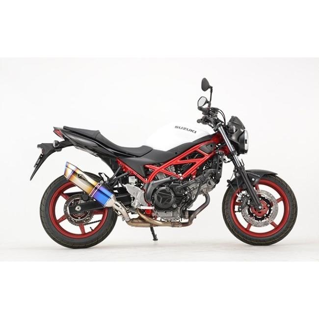 r’s gear アールズギア リアルスペック スリップオンマフラー サイレンサータイプ：チタンドラッグブルー SV650 SV650X SUZUKI スズキ マフラー | ブランド登録なし | 01