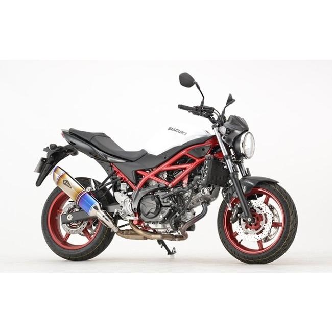 r’s gear アールズギア リアルスペック スリップオンマフラー サイレンサータイプ：チタンドラッグブルー SV650 SV650X SUZUKI スズキ マフラー | ブランド登録なし | 02