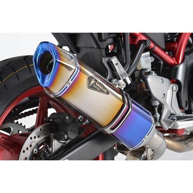 r’s gear アールズギア リアルスペック スリップオンマフラー サイレンサータイプ：チタンドラッグブルー SV650 SV650X SUZUKI スズキ マフラー | ブランド登録なし | 03