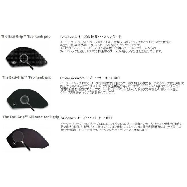 Eazi-Grip イージーグリップ ニーグリップサポート TANK GRIP PERFOMANCE タイプ：PRO(サーキット) カラー：ブラック GSX-S1000 GT SUZUKI スズキ タンク関連 | ブランド登録なし | 03
