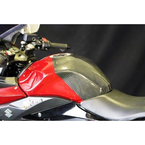 A-TECH エーテック タンクパッド タイプS 素材：FB黒 FRP / クリア塗装：あり GSX250R SUZUKI スズキ タンクカバー タンク関連 外装_4