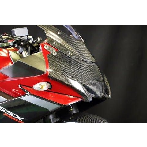 A-TECH（エーテック） ゼッケンプレート 素材：FB黒 FRP / クリア塗装