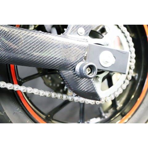A-TECH エーテック ドライブチェーンガード 素材：C 平織カーボン / クリア塗装：あり GSX250R SUZUKI スズキ チェーンガード フレーム | A-TECH | 01