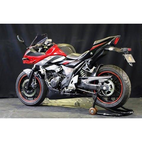 A-TECH エーテック ドライブチェーンガード 素材：C 平織カーボン / クリア塗装：あり GSX250R SUZUKI スズキ チェーンガード フレーム | A-TECH | 03
