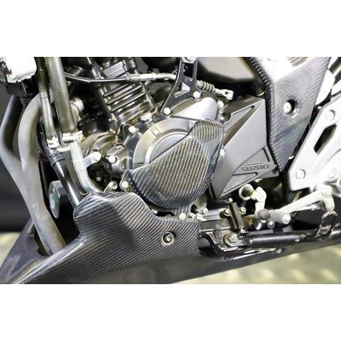 A-TECH エーテック クラッチカバー 素材：KDC 開繊ドライカーボン GSX250R SUZUKI スズキ エンジンパーツ エンジン | A-TECH