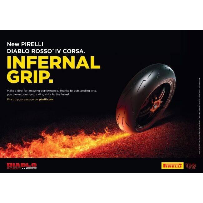 PIRELLI ピレリ DIABLO ROSSO IV CORSA 【190/50 ZR 17 M/C (73W) TL】 ディアブロ ロッソ コルサ タイヤ オンロードタイヤ・スポーツ オンロードタイヤ | PIRELLI | 12
