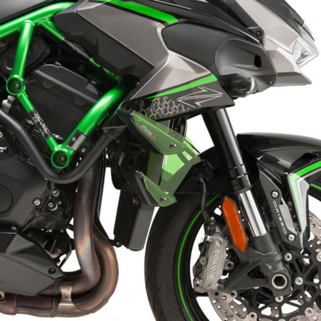Kawasaki zh2 プーチ サイドダウンフォーススポイラー バイクパーツ