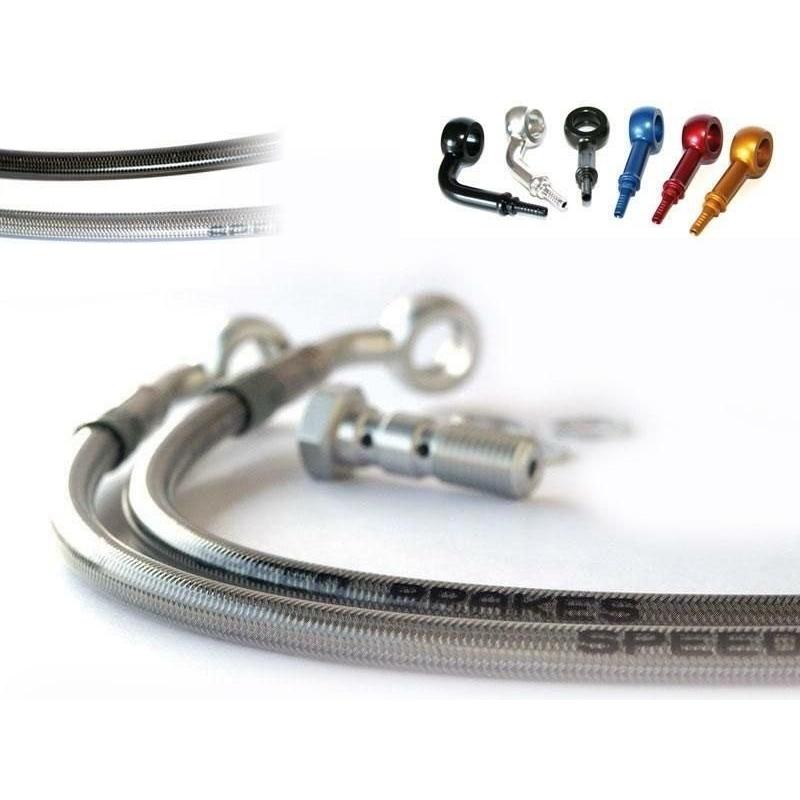 TECNIUM TECNIUM:テクニウム SPEEDBRAKES Aviation Brake Hose Carbon／Titanium Banjo 850 LE MANS I :25532057:ウェビック1号店