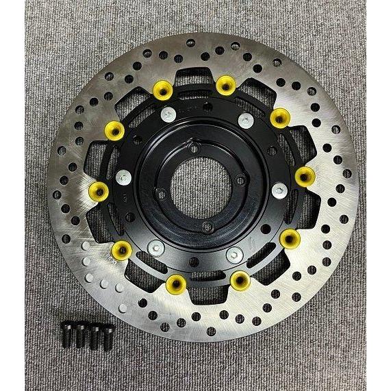 SPEED SHOP ITO スピードショップイトウ Z400FX/E1-E3用フローティングローター フローティングピンカラー：シルバー / ボルトカラー：ガンコート塗装 Z400FX