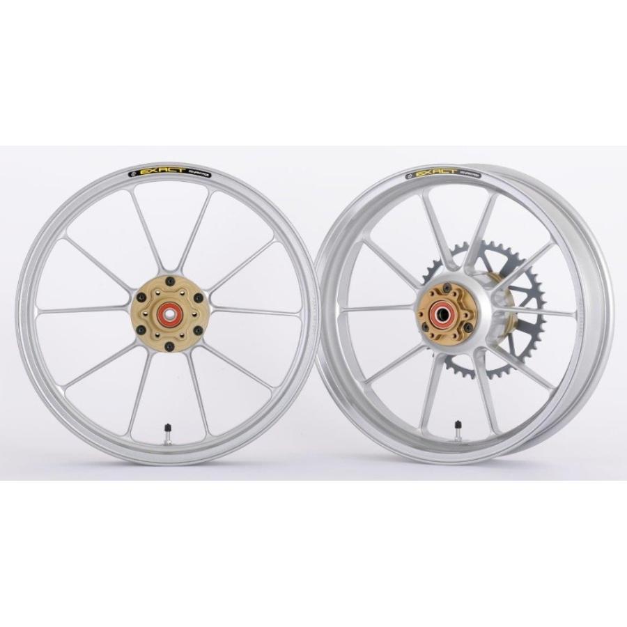 ADVANTAGE アドバンテージ EXACT[イグザクト] II RACING 10 フル鍛造アルミホイール 前後セット カラー：シルバー R1Z YAMAHA ヤマハ ホイール ホイール関連