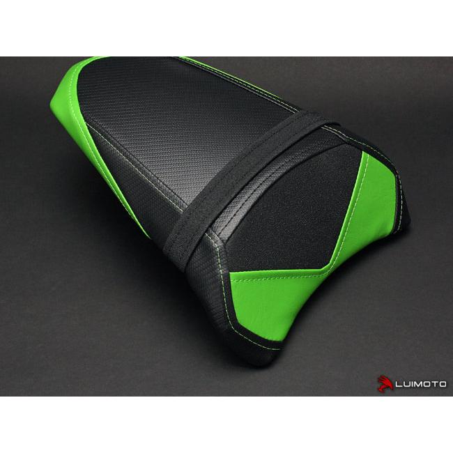 LUIMOTO ルイモト リアシートカバー Sport カラー：ライム グリーン ステッチ／SPブラック Ninja 650 KAWASAKI カワサキ シートカバー シート関連 外装 | LUIMOTO | 01