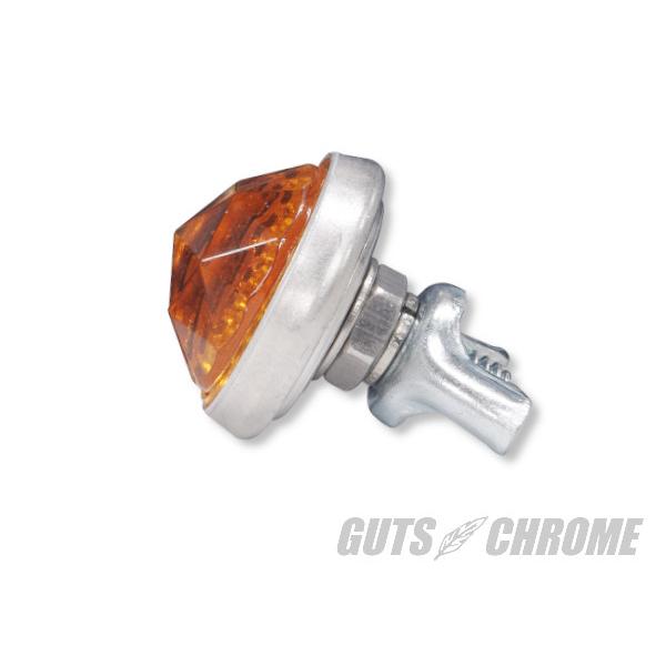 GUTS CHROME ガッツクローム 【RedFox Enterprises】ガラスレンズリフレクター プリズムカット レンズカラー：アンバー リフレクター 外装 | GUTS CHROME | 01