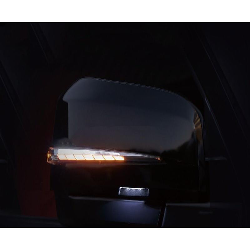 Valenti バレンティ 200系ハイエース ジュエルLED ドアミラーウインカー カラー：クリア／未塗装 トランポ用品 | ヴァレンティ