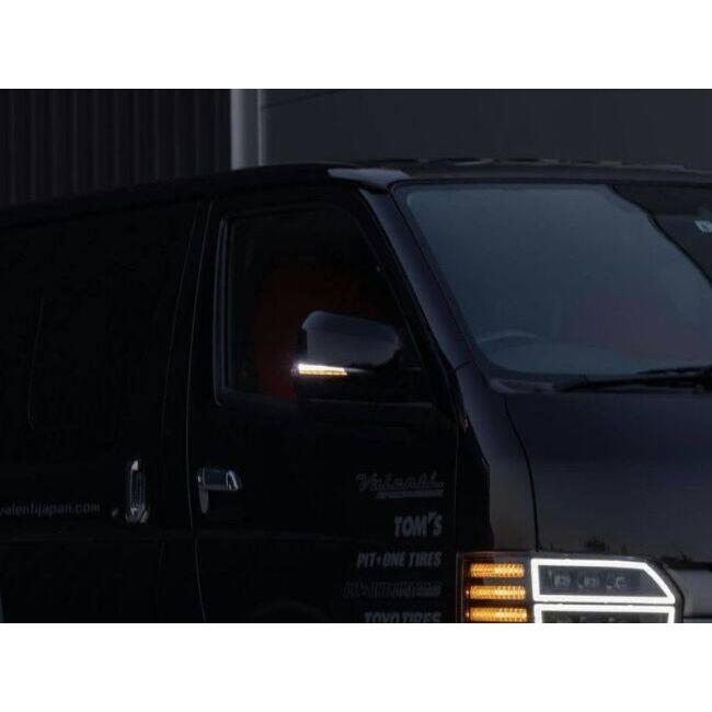 Valenti バレンティ 200系ハイエース ジュエルLED ドアミラーウインカー カラー：クリア／未塗装 トランポ用品 | ヴァレンティ | 01