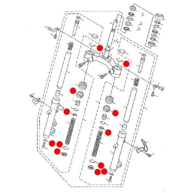 KN企画 ケイエヌキカク フロントフォークオーバーホールキット