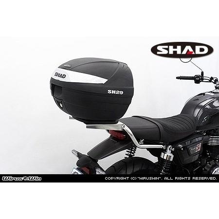 WirusWin ウイルズウィン SHAD製リアボックス付きタンデムバー GB350S CB350RS HONDA ホンダ グラブバー・タンデムバー・シーシーバー 外装の画像