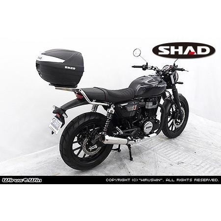 WirusWin ウイルズウィン SHAD製リアボックス付きタンデムバー GB350S CB350RS HONDA ホンダ グラブバー・タンデムバー・シーシーバー 外装の画像