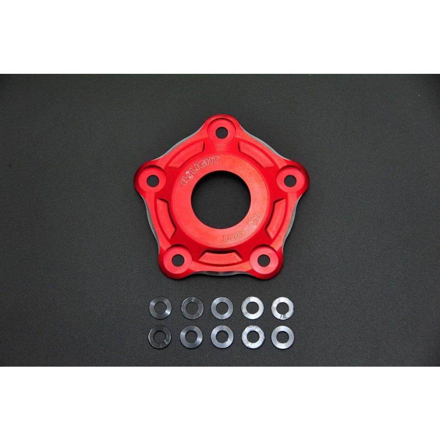 de LIGHT ディライト リアスプロケットフランジ カラー：レッド Panigale 959 MONSTER MONSTER+ MONSTER821 Scrambler 800 sixty2 DUCATI ドゥカティ 駆動系 | ブランド登録なし