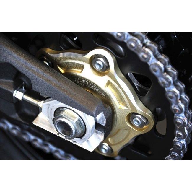 de LIGHT ディライト リアスプロケットフランジ カラー：レッド Panigale 959 MONSTER MONSTER+ MONSTER821 Scrambler 800 sixty2 DUCATI ドゥカティ 駆動系 | ブランド登録なし | 01