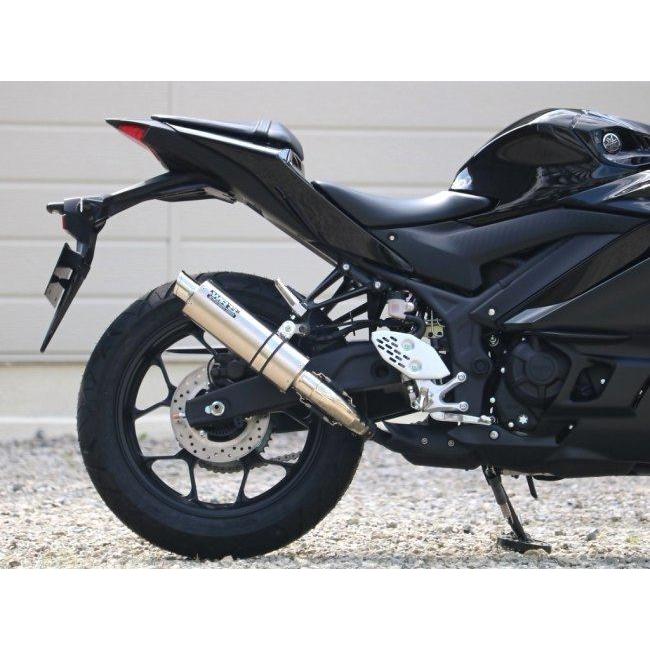 WR&rsquo;S ダブルアールズ リアエキゾースト スリップオンマフラー S.O.Vショート サイレンサータイプ：ソリッドチタン YZF-R25 MT-25 YAMAHA ヤマハ マフラー