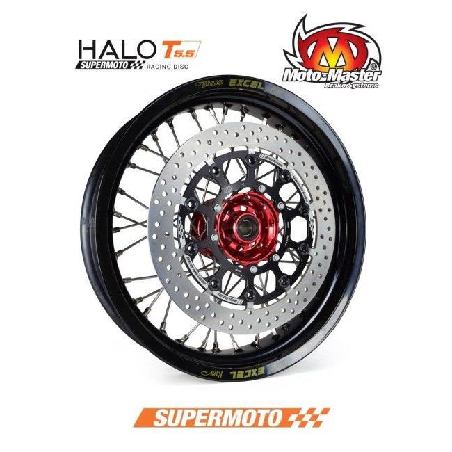 MOTOMASTER モトマスター スーパーモト レーシング Halo T-フローティング フロントディスク RM-Z 250 (K7-) RMX 450 Z (L0-)  SUZUKI スズキ ブレーキ | ブランド登録なし | 02