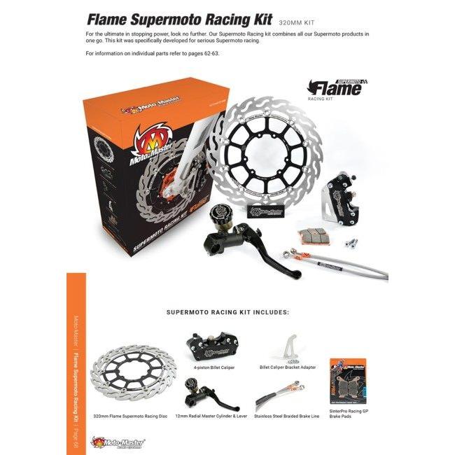 MOTOMASTER モトマスター スーパーモト 300mm レーシング コンプリート強化キット タイプ：ライト有り YZ 125 WR 250 F FX X 450 YAMAHA ヤマハ ブレーキ | ブランド登録なし | 04
