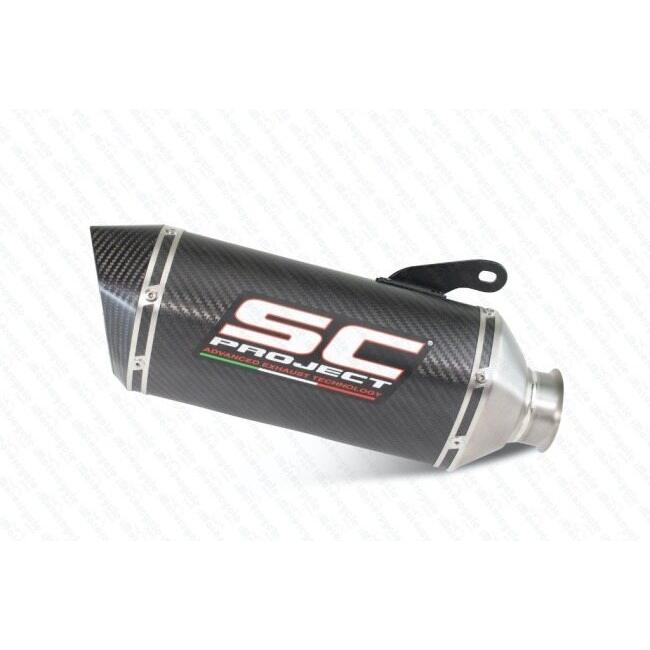 SC-PROJECT SCプロジェクト SC1-S スリップオンサイレンサー【公道走行可】 本体材質：カーボン YZF-R1 YZF-R1M YAMAHA ヤマハ スリップオンマフラー マフラーの画像