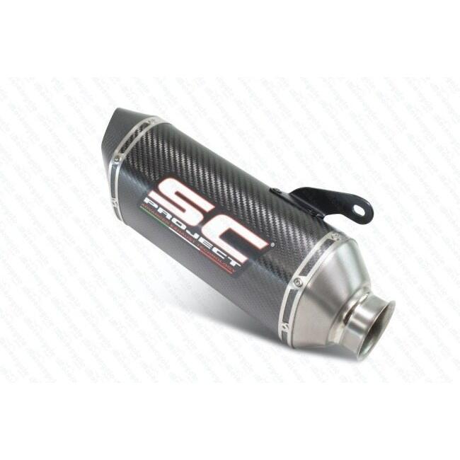 SC-PROJECT SCプロジェクト SC1-S スリップオンサイレンサー【公道走行可】 本体材質：カーボン YZF-R1 YZF-R1M YAMAHA ヤマハ スリップオンマフラー マフラーの画像