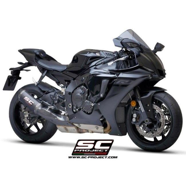 SC-PROJECT SCプロジェクト SC1-S スリップオンサイレンサー【公道走行可】 本体材質：チタン YZF-R1 YZF-R1M YAMAHA ヤマハ スリップオンマフラー マフラーの画像