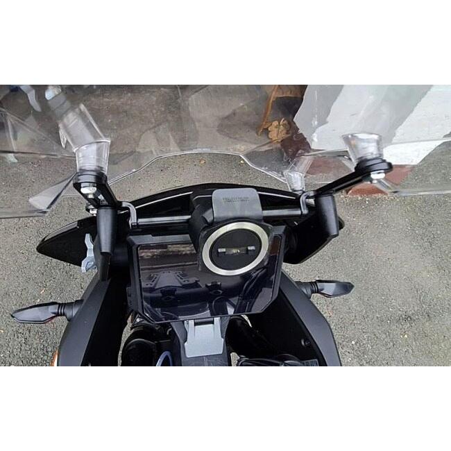 BONSAI MOTO ボンサイモト スクリーンアジャスター GPSマウント：不要 1290 SuperAdventure R S KTM スクリーン取付けステー・部品 外装 | ブランド登録なし | 04
